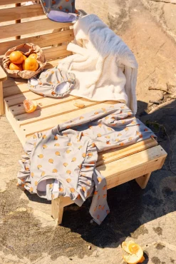 Uv & Strand|PetiteCherieAtelier Petite Chérie Atelier Novalie UV-Dragt, Oranges Grøn/Orange