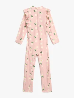 Børn PetiteCherieAtelier Uv & Strand-Petite Chérie Atelier Novalie UV-Dragt, Pink Daisy