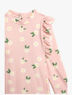 Børn PetiteCherieAtelier Uv & Strand-Petite Chérie Atelier Novalie UV-Dragt, Pink Daisy