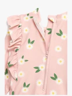 Børn PetiteCherieAtelier Uv & Strand-Petite Chérie Atelier Novalie UV-Dragt, Pink Daisy