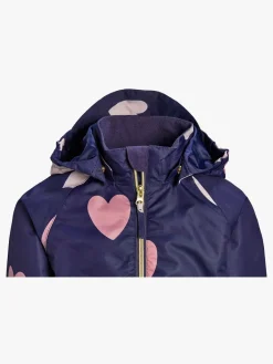 Overtøj|PetiteCherieAtelier Petite Chérie Atelier Rose Skaljakke, Hearts Navy Blå/Lyserød