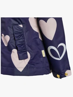 Overtøj|PetiteCherieAtelier Petite Chérie Atelier Rose Skaljakke, Hearts Navy Blå/Lyserød