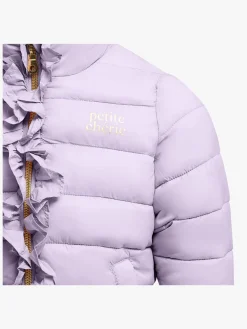 Børn PetiteCherieAtelier Overtøj-Petite Chérie Atelier Satine Dynejakke, Lilac