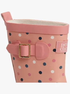 Gummistøvler|PetiteCherieAtelier Petite Chérie Atelier Stella Gummistøvler, Mellow Rose Lyserød/Blå/Hvid