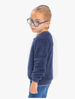 Fleecetøj|PetiteCherieAtelier Petite Chérie Atelier Vienna Fleecetrøje, Navy Blå