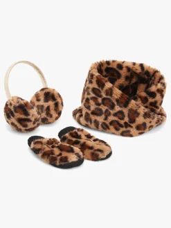 Tilbehør|PetiteCherieAtelier Petite Chérie Atelier Zoey Fake Fur Set, Leopard