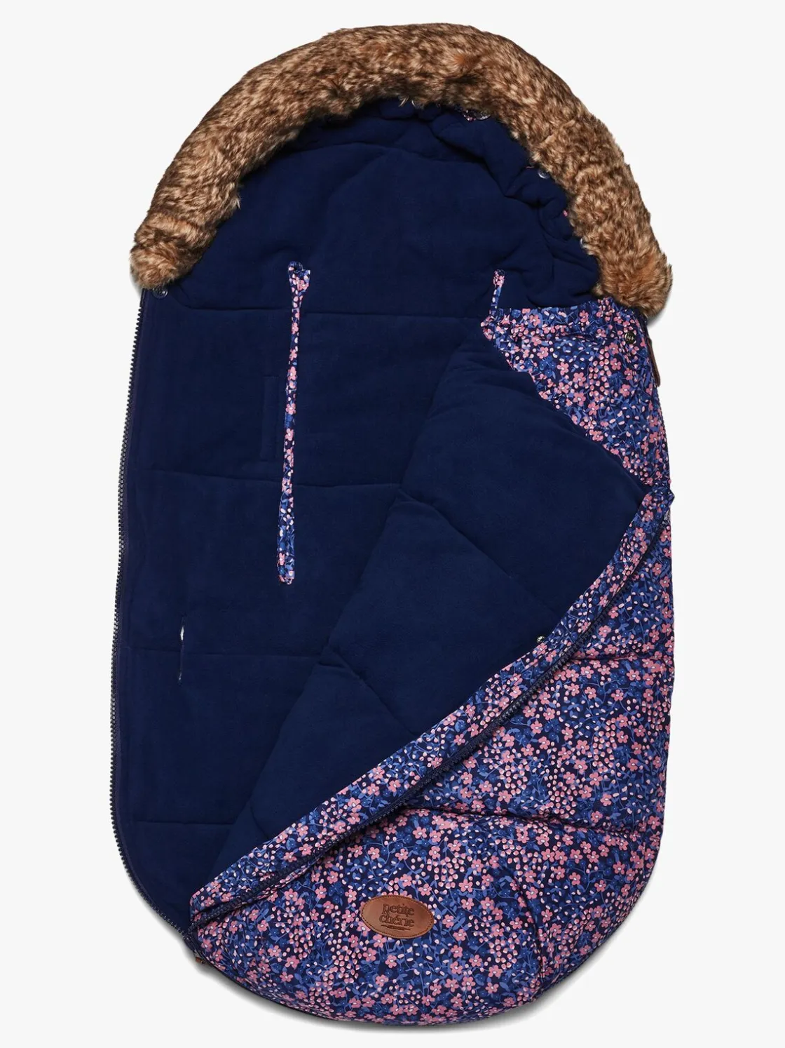 Køreposer|PetiteCherie Petite Chérie Essence Kørepose, Petite Flowers/ Medieval Blue Lyserød/Blå/Flerfarvet