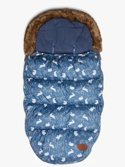 Køreposer|PetiteCherie Petite Chérie Essence Kørepose, Rabbit Meadow/Vintage Blossom Blå/Hvid