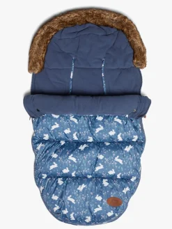 Køreposer|PetiteCherie Petite Chérie Essence Kørepose, Rabbit Meadow/Vintage Blossom Blå/Hvid