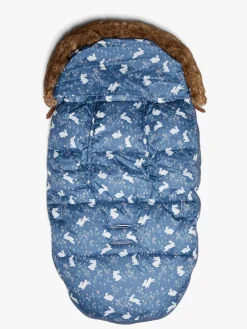 Køreposer|PetiteCherie Petite Chérie Essence Kørepose, Rabbit Meadow/Vintage Blossom Blå/Hvid