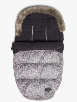 Køreposer|PetiteCherie Petite Chérie Essence Kørepose, Birds Forest/Gull Grey Grå