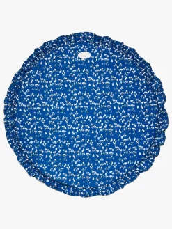 Børn PetiteCherie Interiør-Petite Chérie Legetæppe Flæser Ø80, Deep Blue