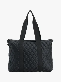 PetiteCherie Pusletasker-Petite Chérie Quilted Pusletaske, Black
