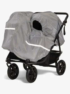 PetiteCherie Vogntilbehør-Petite Chérie Regnslag Refleks Søskendevogn, Black