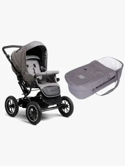 PetiteCherie Klapvogne|Rejseklapvogne-Petite Chérie Solide+ Klapvogn inkl. Babylift, Dark Grey/Grey Melange