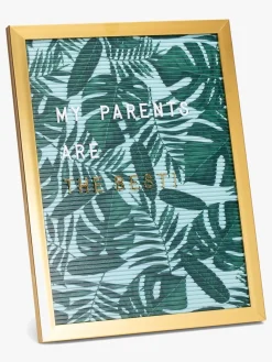 Børn PetiteDeco Interiør|Dåbsgaver-Petite Déco Bogstavstavle Garden, Grøn