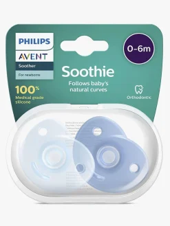 Sutter & Suttesnore|PhilipsAvent Philips Avent Curved Soothie 0-6 mdr., Blå