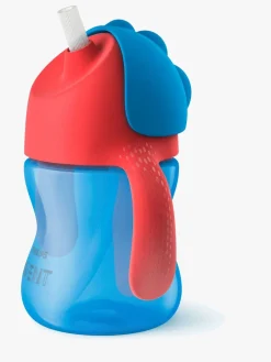 Spisetid|PhilipsAvent Philips Avent Sugerørskop m. Håndtag 200ml, Blå/Rød