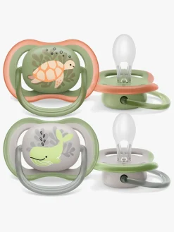 Sutter & Suttesnore|PhilipsAvent Philips Avent Ultra Air Deco Sut 2-Pak 6-18m, Grøn/Grå