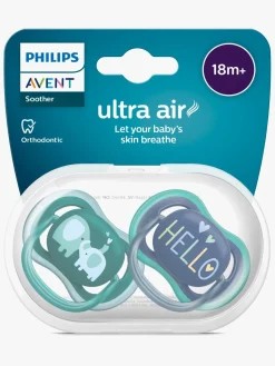 Sutter & Suttesnore|PhilipsAvent Philips Avent Ultra Air Deco Sut 2-Pak 18+m, Grøn/Blå