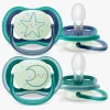 Sutter & Suttesnore|PhilipsAvent Philips Avent Ultra Air Night Sutter 2-Pak 6-18m, Grøn/Blå