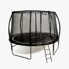 Pinepeak Udeleg-Lantern Trampolin inkl. Sikkerhedsnet 366 cm, Sort