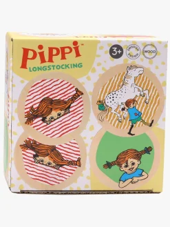 PippiLangstrump Spil & Puslespil-Pippi Huskespil Træ