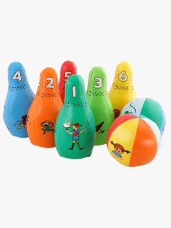 Legetøj Til Børn På 0-10 År|Spil & Puslespil|BarboToys Pippi Langstrømpe  Blødt Bowlingsæt