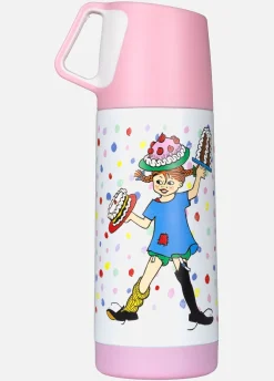 PippiLangstrump Spisetid-Pippi Langstrømpe Fødselsdag Termokande, Pink