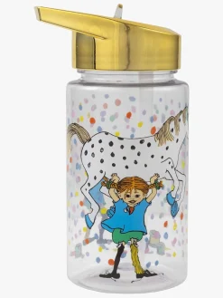 Spisetid|PippiLangstrump Pippi Langstrømpe Fødselsdag Drikkedunk, Guldfarvet Flerfarvet