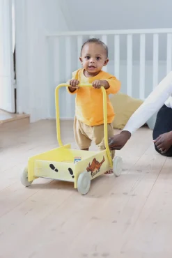Babylegetøj|PippiLangstrump Pippi Langstrømpe Gåvogn, Gul