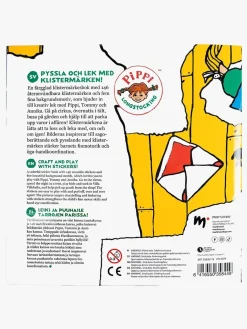 Kreativt Legetøj|PippiLangstrump Pippi Langstrømpe Klistermærkebog Genanvendelig Kort