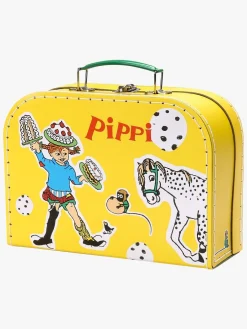 Børn PippiLangstrump Opbevaring-Pippi Langstrømpe Kuffert 25 cm, Gul