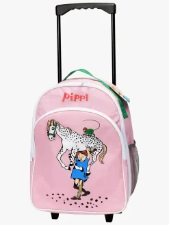 Børn PippiLangstrump Tasker-Pippi Langstrømpe Rullekuffert, Pink