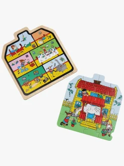 Spil & Puslespil|PippiLangstrump Pippi Langstrømpe Træpuslespil Pippi Langstrømpes Hus 16 Dele