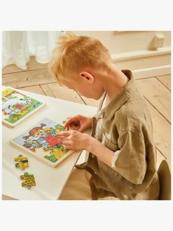 Spil & Puslespil|PippiLangstrump Pippi Langstrømpe Træpuslespil Pippi & Hr. Nilsson 16 Dele