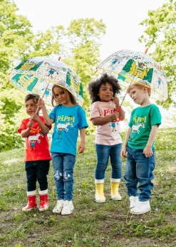 Overdele|PippiLangstrump Pippi Langstrømpe T-shirt, Grøn