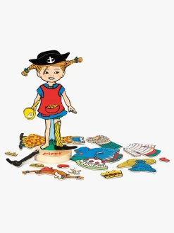 Byggesæt & Lego|PippiLangstrump Pippi Magnetdukke Skiftetøj