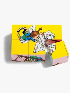 PippiLangstrump Spil & Puslespil-Pippi Puslespilsklodser 6 Klodser