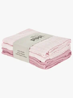 Stofbleer, Nusseklude & Babytæpper|Pippi Stofble 4-pak, Shrinking Violet Lyserød