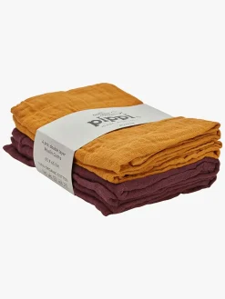 Pippi Stofbleer, Nusseklude & Babytæpper-Stofble 4-pak, Tortois