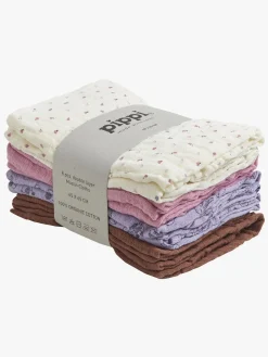 Stofbleer, Nusseklude & Babytæpper|Pippi Stofble 8-pak, Wisteria Flerfarvet