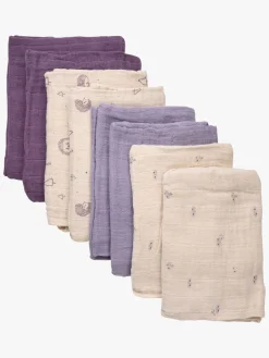 Stofbleer, Nusseklude & Babytæpper|Pippi Tæpper/ Stofbleer i Musselin 8-Pak, Nirvana Flerfarvet