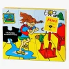 PippiLangstrump Spil & Puslespil-Pippi Træpuslespil 12 Brikker