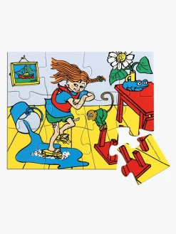 PippiLangstrump Spil & Puslespil-Pippi Træpuslespil 12 Brikker