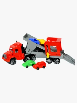 Legetøjsbiler & -Fartøjer|Plasto Biltransport Med 4 Biler