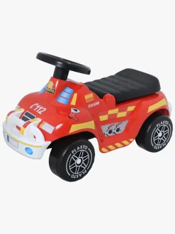 Pedal- & Gåbiler|Plasto Gåbil Brandbil m. Stille Hjul