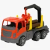 Legetøjsbiler & -Fartøjer|Plasto Tømmerlastbil med Grab & Tømmer 45 cm