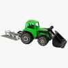 Legetøjsbiler & -Fartøjer|Plasto Traktor med Plov & Skovl 52 cm