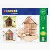 Playbox Kreativt Legetøj-Krea Sæt Træhus